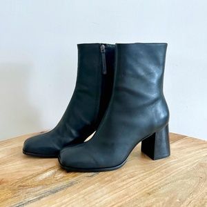 Reformation Nari Ankle Boot Black Size 8.5
